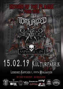 Return Of The Plague Tour /w Surface, Torturized, Asphodelos @ Kulturfabrik Mühlhausen | Mühlhausen/Thüringen | Thüringen | Deutschland